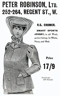Images Dated 18th October 2019: Advert for Peter Robinson womens clothing 1905