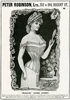 Choker Prints: Advert for Peter Robinsons corset 1901