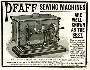 Aldersgate Gallery: Advert, Pfaff Sewing Machines