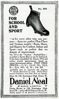 Advertisement for Phat Pheet boots and shoes