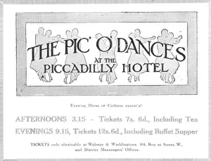 Advert for Pic O Dances