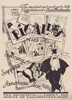 Montmartre Prints: Advert for Pigall s, Place Pigalle, Montmartre Date: 1920s