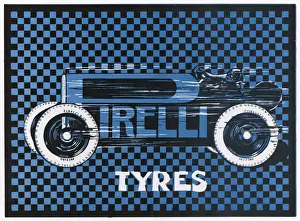 Checkerboard Prints: Advertisement - Pirelli Tyres