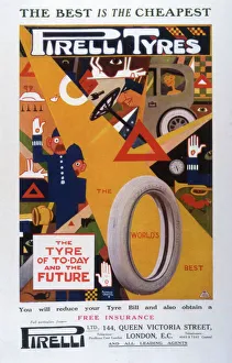 Images Dated 15th February 2012: Advert / Pirelli Tyres
