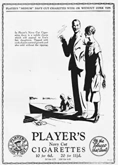 Advert for Players cigarettes, 1926