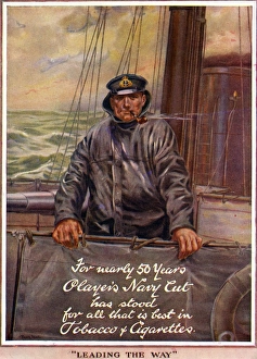 Images Dated 8th April 2016: Advertisement, Players Navy Cut tobacco