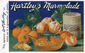 Citrus Collection: Advertorial postcard for Hartleys Orange Marmalade