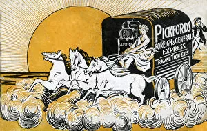 Horse Drawn Gallery: Advertising Postcard - Pickfords Foreign & General Express