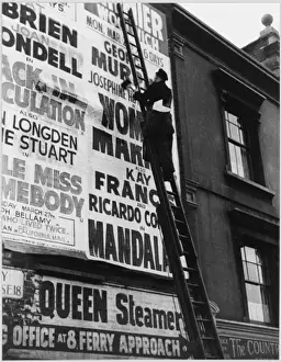Posting Prints: Advert / Bill Poster 1930S