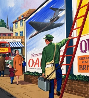 Images Dated 19th September 2006: Advertising Bill Poster
