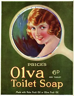 Rosy Collection: Advert, Price's Olva Toilet Soap