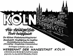 Ad promoting Cologne