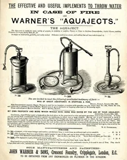 Warner Prints: Advertising publicity leaflet, Warners Aquajects