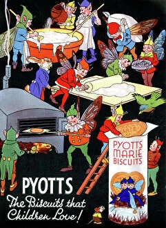 Oven Collection: Advert, Pyotts Marie Biscuits
