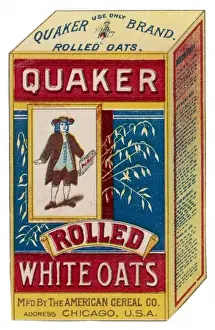 Oats Prints: Advert / Quaker Oats 1890S