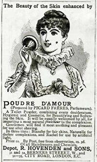 Tone Gallery: Advert for R. Hovenden and Sons, puff powder 1889