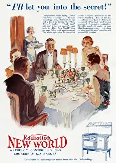 Advert for the Radiation New World Gas Cooker