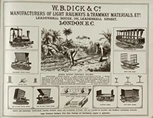 Images Dated 20th February 2012: Advertisement for railway equipment