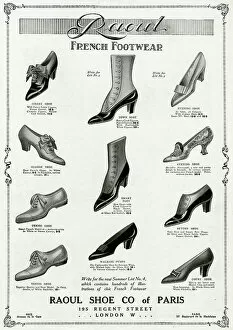 Buttons Collection: Advert for Raoul Shoe Company 1912