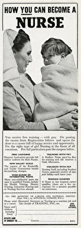 Advert for recruitment of nurses 1943 Advert for recruitment of nurses 1943
