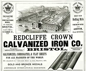 Mark Collection: Advert for Redcliffe Crown Galvanized Iron 1888