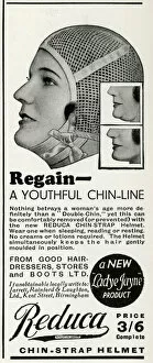 Advert for Reduca chin-strap helmet 1933