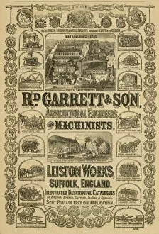 Images Dated 14th September 2018: Advert, Richard Garrett & Son, Agricultural Engineers