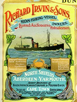 Vessel Collection: Advert, Richard Irvin & Sons, Aberdeen, Scotland