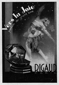 Fragrances Prints: Advert for Rigaud perfume, 1920s, Paris