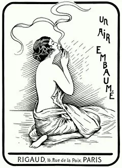 Images Dated 25th April 2012: Advertisement for Rigaud perfumes