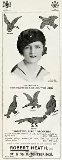 Images Dated 23rd June 2017: Advert for Robert Heath, sporting bird brooches 1929
