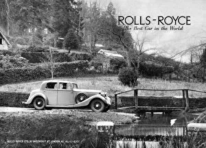 Rolls Gallery: Advertisement for Rolls Royce cars