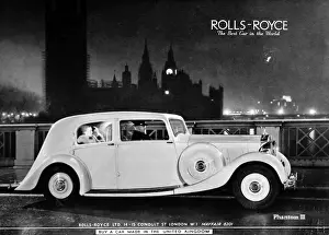 Passing Prints: Advertisement for Rolls Royce Phantom II