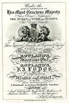 Teeth Prints: Advert, A Rowland and Son, Hatton Garden, London
