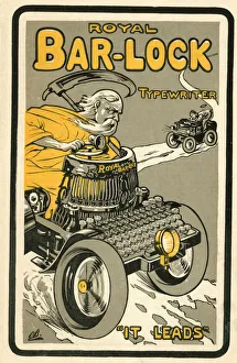Images Dated 14th September 2018: Advert for Royal Bar-Lock Typewriter