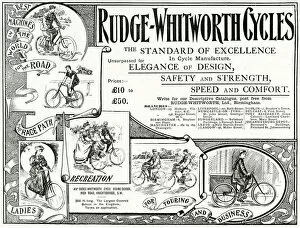 Images Dated 9th April 2018: Advert for Rudge Whitworth Cycles 1895