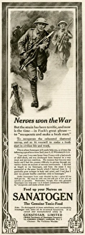 Anxiety Gallery: Advert for Sanatogen tonic 1919