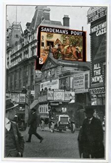 Images Dated 17th March 2017: Advertisement for Sandemans Port