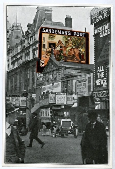 Images Dated 17th March 2017: Advertisement for Sandemans Port