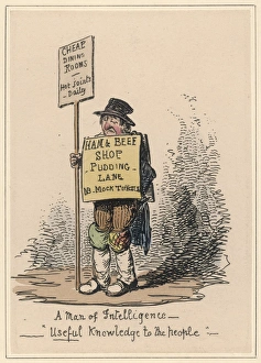 Advert/Sandwich Man 1828