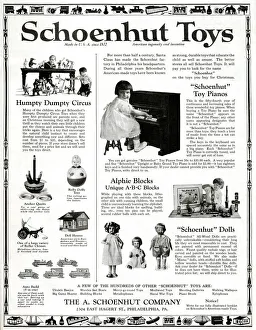 Advert, Schoenhut Toys