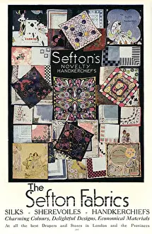 Fabrics Prints: Advertisement for Sefton Fabrics