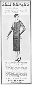 Panels Prints: Advert for Selfridges showing one of the new