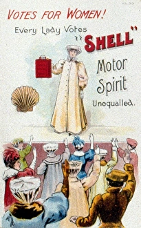 Images Dated 30th May 2017: Advertisement for Shell Motor Spirit