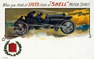 Images Dated 30th May 2017: Advertisement for Shell Motor Spirit