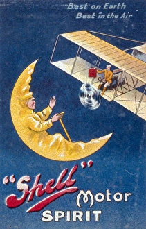 Images Dated 30th May 2017: Advertisement for Shell Motor Spirit