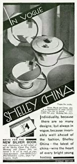 Cups Gallery: Advert for Shelley Vogue China 1931