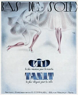 Advertisement for silk stockings