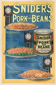Beans Prints: Advert for Sniders Pork and Beans