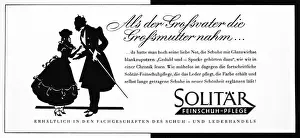 Solitar Prints: Advertisement for Solitar Fine Shoe Care
